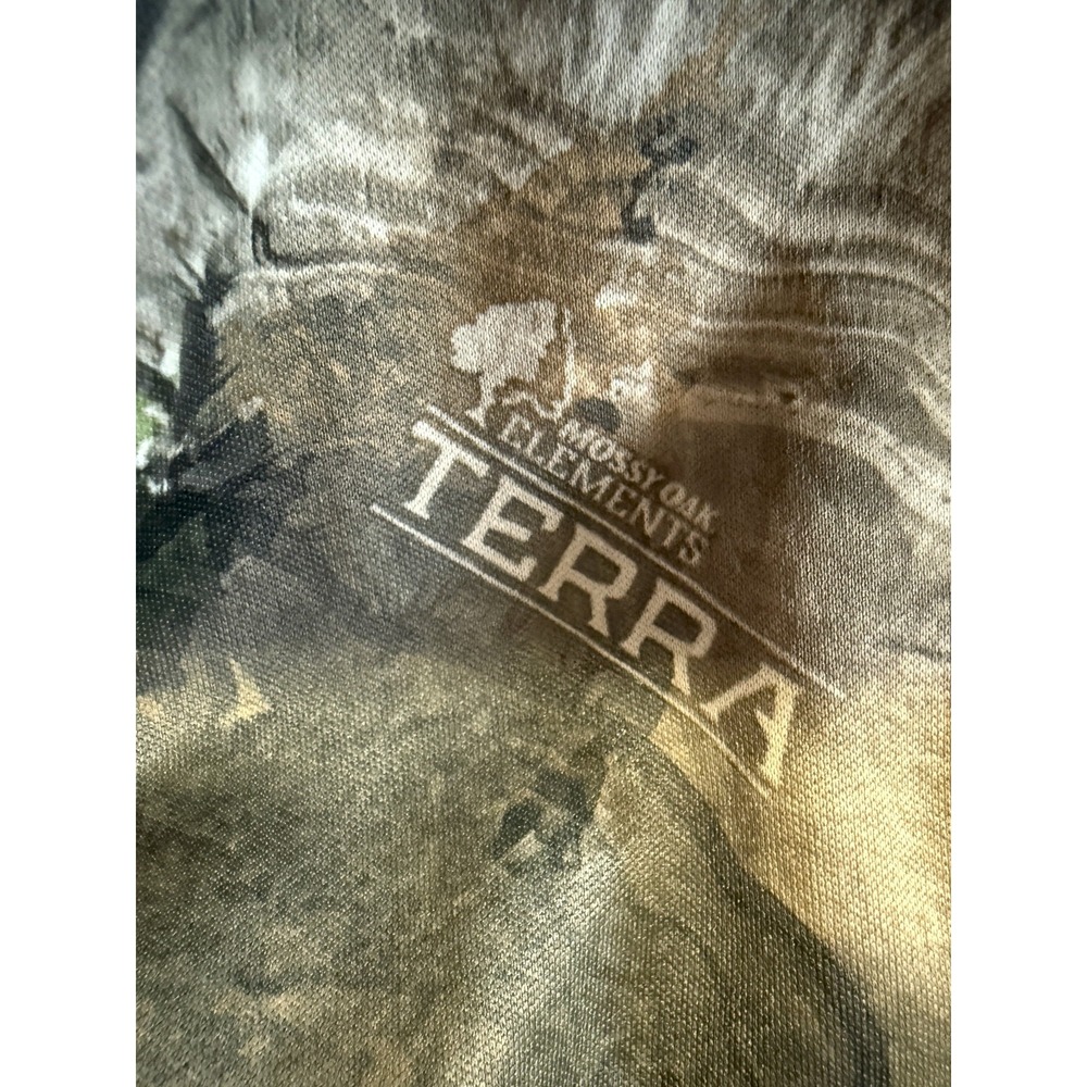 Mossy Oak Terra Camo Scent Blocker Cold Fusion Carbon Hoodie Hunting - Men Small - Picture 7 of 7